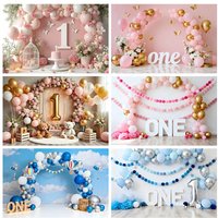 Newborn Baby 1st Birthday Backdrp for Photography Baby Shower Portrait Cake Smash Party Photo Background Photo Studio Props