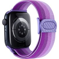 Nylon Strap For Apple watch band 45mm 40mm 44mm 41mm 49mm Elastic carbon bracelet iWatch series 11 10 9 8 se Ultra2 3 bands
