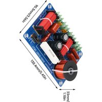 250W Three-Way Crossover Audiophile-Grade High/Mid/Low Speaker Modification Crossover Suitable for Home Cinema Systems etc.