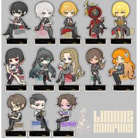 Game Limbus Company 10cmAcrylic Character Faust Heathcliff Sinclair Rodion Standing Model Desktop Decoration Fan Gift Keychain