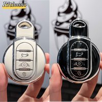 TPU Car Key Case Cover for BMW MINI COOPER S ONE JCW F54 F55 F56 F57 F60 CLUBMAN COUNTRYMAN Remote Fob Holder Shell