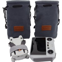 Plush Storage Bag for DJI Mini 3 4 Pro Portable Handbag Drone Remote Controller Carrying Case Scratch-proof Waterproof Protector