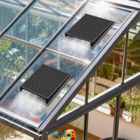 12V 115mm Solar Duct Exhaust Fan Wall-Mounted Automatic Ventilation Household Rooftop Energy-Saving Solar Roof Ventilation Fan