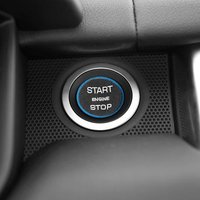 For Land Rover Discovery Sport Engine Start Button Frame Cover Trim Sticker Decorative Made of Alcantara Car Interior Accessory