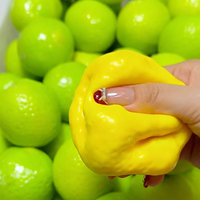 @New Handmade Crispy lemon Stress Ball Squeeze Toy Color-Changing Mango Squishy Fidget Ball ASMR Sensory Stress Relief Toy Gift