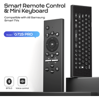 G71 BT Remote Control With Mini Keyboard Battery 2.4G Wireless Voice Remote Controller For Samsung Smart TV 2019-2024