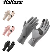 AliExpress KoKossi Winter Women Gloves Thermal Fleece Cold Resistance Windproof Outdoor Running Skiing Full Finger Gloves Bike Cycling