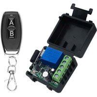 RF 433Mhz Remote Control Wireless Switch DC 12V 1CH 10A Relay Receiver and 2CH Transmitter For Door Electromagnetic Lock