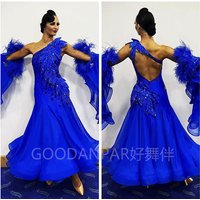 ballroom dance dress Costume Modern Competition Waltz Tango Ballroom Dance Dress Standard Girls Women dance dress