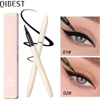 QIBEST Black Liquid Eyeliner Waterproof Lasting Eye Liner Pencil Quick Drying Not Bloom Natural Eyeliner Liquid Pen Makeup Tools