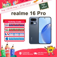 Realme 16 Pro 5G Smartphone Euro Editie Mediatek Dimensity 7300 Max 200MP Camera 6500mAh Batterij 6,78 Inch AMOLED 144Hz Display