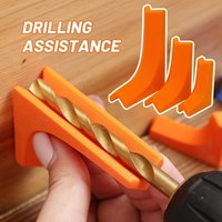 3Pcs/Set Non Slip Drilling Aid Set Wear-Resistant Precision Vertical Drilling Locator DIY 90 Degree Angle Drill Guide