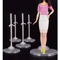 5/10Pcs Adjustable Mannequin Stand, for Doll Display, Plastic Model Holder, Collectible Figurine Rack, Showcase Accessory