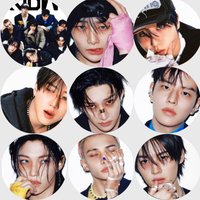 58MM Stray Kids Badge Brooch KARMA Album Clothing Backpack Decoration SKZOO Peripheral Badge Chest Decoration Gift