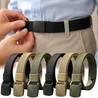 Verstellbarer Kinder-Canvas-Gürtel ohne Löcher, elastischer Taillengürtel für Schuluniformen, Kinderhosen-Gürtel mit glattem Schnappverschluss für sicheren Halt.