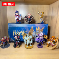 POPMART League Of Legends Mid Lane Showdown Series Blind Box Collectible Action Figures Ornament Gift For Game Fans Collectors