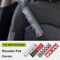 For MINI Cooper S JCW R50 R53 R56 R60 F54 F56 F60 Car Styling Seat Belt Cover Shoulder Strap Covers Car Shoulder Protector Pad