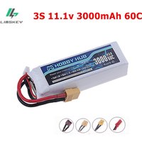 3s 3000mAh 11.1V 60C LiPo Battery For RC Airplane Quadcopter Drone FPV Boat Helicopter 11.1v Battery With T JST XT30 XT60 Plug