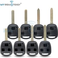 MYREMOTEKEY Uncut Blade Remote Entry Car Key Case Fob Shell For Lexus RX300 ES300 LS400 GX460 For Toyota Corolla Land Cruiser