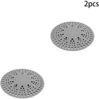 2pcs Shower Drain Hair Catcher,Large Silicone Drain Cover, Rubber Hair Drain Catcher, Anti-Clog Hair Trap Strainer Protector