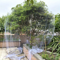 20 meter white transparent bird proof net, suitable for garden, vegetable, plant and fruit tree protection, courtyard