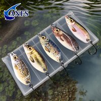 ANFS 5g Casting Spoon Lure Metal Fishing Lure Hard Artificial Bait for Brass Trout Pike Fishing
