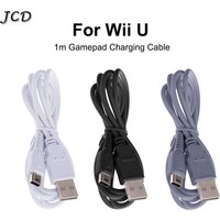 JCD 1m USB Charging Cable for WII U Controller Data Power Charger Wire Cord For WIIU Gamepad Console Power Supply Line