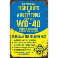 Funny Metal Signs Vintage Do You Have Tight Nuts Or A Rusty Tool? For Man Cave Decor Vintage Garage Decor For menes