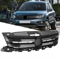 For Volkswagen Tiguan 2008-2017 models, with a black grille featuring chrome trim OE 5N0 853 651 H car accessories