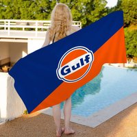 G-Gulf Racing Car Logo Big Microfiber Beach Towels Quick Dry Towel Sand Beach Towels Pool Towel for Travel Swim Pool Yoga