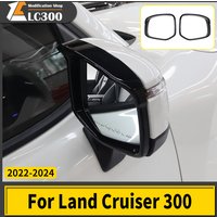 Custom Fit Rain Guard Visor And Heat-Resistant Mirror Cover for Toyota LC300 2021-2025 Waterproof Exterior Accessories Kit