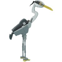 MOC Gray Heron Model Building Blocks Posable and Elegant Chordata Ancient Roman Oracle Bird Assembled Bricks Toy Creative Gift