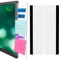 Right Left Acrylic Monitor Memo Board Desk Accessories Computer Display Message Board Computer Sticky Note Clip Office Supplies