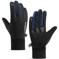 Non-slip Winter Children Bicycle Riding Gloves Full-finger Touch Screen Kids Warm Gloves Cold Wingproof Non-Slip