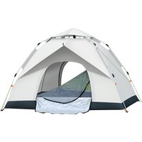 Outdoor Tent For 3-4 People Sun And Rain Protection Camping Equipment Portable No Need To Build
