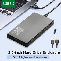 USB 3.0/USB3.1 HDD Case 2.5 inch SATA SSD External Hard Drive Enclosure with 5Gbps Transfer Speed Harddisk Boxs Tool-Free