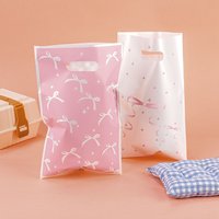10/30/50Pcs Pink Bow Gift Bag Candy Bags Birthday Party Goodie Gift Bags For Girls Bridal Engagement Baby Shower Supplies