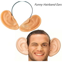 Cute Cosplay Hairband with Big Ears Halloween Performance Costume Accessory Funny And Realistic Ears Prop for Kids And Adults
