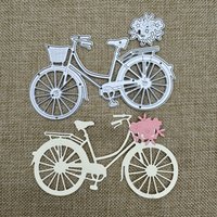 AliExpress NONE Flower Bicycle Metal Cutting Dies Mold Stamp Series Scrapbook Paper Craft Knife Mould Stencils Photo Albums