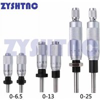 Micrometer differential head 0-6.5mm micrometer head 0-13mm fine tuning nut micrometer 0-25mm 0-50mm measuring head with lock