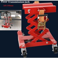 200 kg Bodengetriebe Getriebe Diff Jack Motorrad Hebeplattform, hydraulische Scherenheber-Montagehalterung mit 4 Rollen