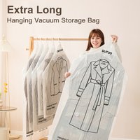 Vacuum Seal with Hanger Space Saving Clothes Compression Storage Bag Space Saving Seal Organizer for Clothes Suits Dress Jacket