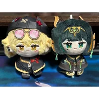 Genshin Impact Lauma Aino Jahoda Nefer Little Sitting Doll Stuffed Stuffeds Animal Pendant Cosplay Kawaii Souvenir Gifts