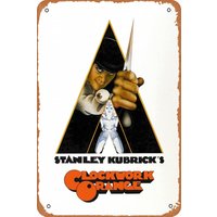 A Clockwork Orange Movie Poster Retro Metal Sign for Cafe Bar Home Wall Decor Tin Sign