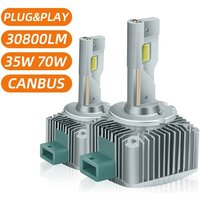 2 Stück d3s led-scheinwerfer d1s d2s d4s d5s d8s 180w xenon-leuchten turbo led zweiseitig csp chip plug and play d1r d2r d3r