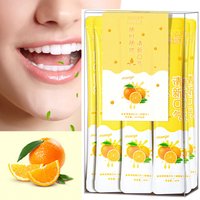 20Boxed Silini Orange Flavor Mouthwash Fresh Breath Clean Oral Mild Disposable Portable Pack Mouthwash