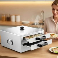 New Household Rice Roll Machine: Small Drawer-Type Tray Steamer for Mini-Scale Home Rice Noodle Rolls