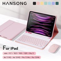 For iPad Keyboard Case For iPad 2026 Air 11in M4 11th Gen A16 10th Air 11 M2 M3 Air 13 Pro 11 13 M4 9/8/7/6/5th Mini 4 5 6 7