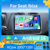 For Seat Ibiza 2012-2015 Android 16 QLED Touch Screen Auto 12G+256G Radio Car Multimedia Video Player 5G WIFI BT GPS Navigation image 4