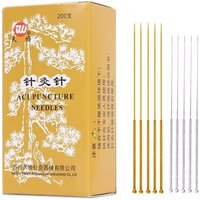 Full Gold-plated/silver Acupuncture Needles Chinese Medicine Gold Needle 200pcs FastShipping
